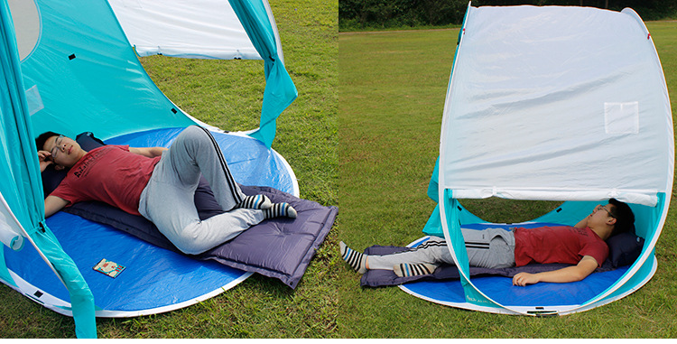 Cheap Goat Tents New design with Door Curtain and Heightening PU Protection Quick Automatic Opening Beach Tent Protable summer beach fishing tent Tents 